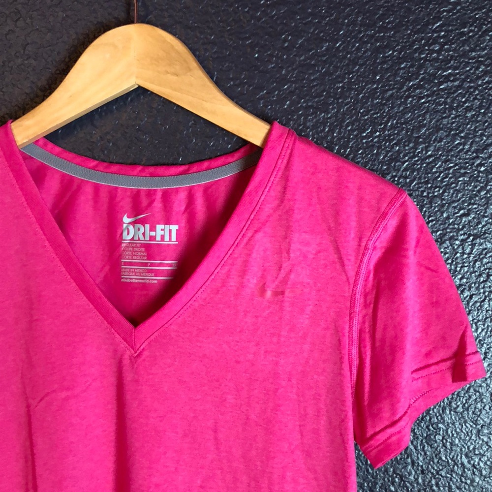Pink Nike V-Neck